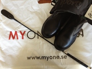 Ridskor, strumpor och hoppspö!!