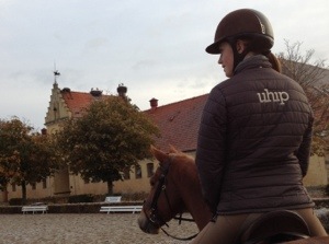 Förra lördagen - jag och Hipp San på Flyinge.