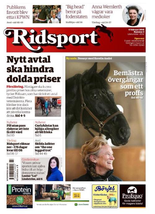 Ridsportframsida