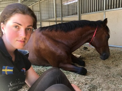 På evakueringscentret